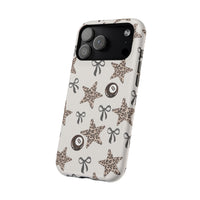 Leopard Star And 8-Ball iPhone Case