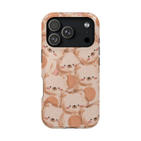 Brown Laying Teddy Bear iPhone Case