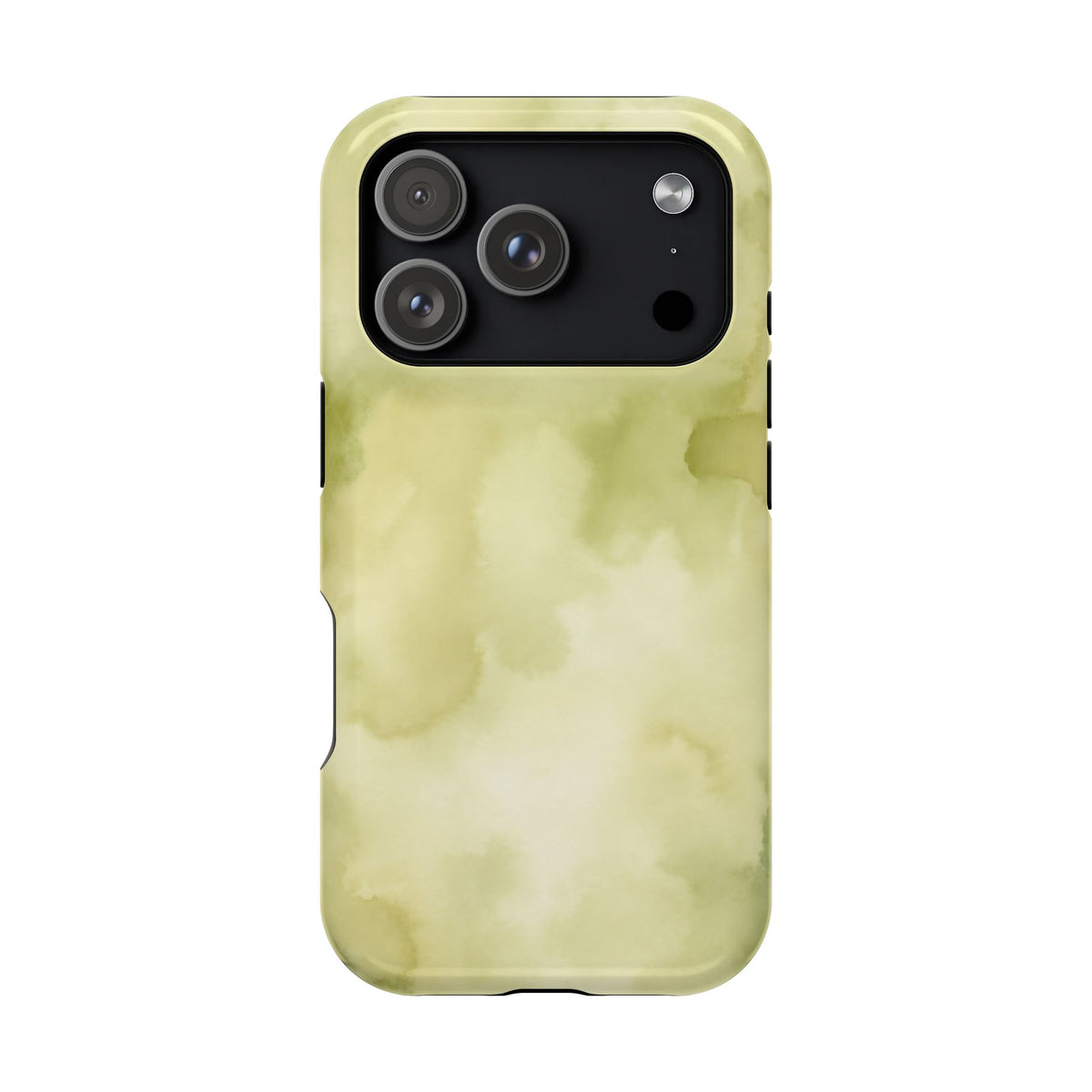 Light Green Water Paint iPhone Case