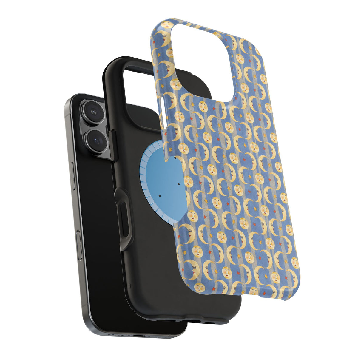 Sun And Moon Faces iPhone Case