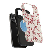Red Floral Branches iPhone Case