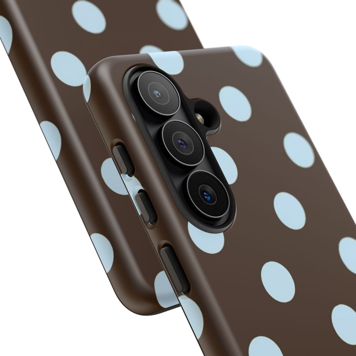 Brown And Yellow Polka Dots Samsung Case