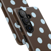 Brown And Yellow Polka Dots Samsung Case