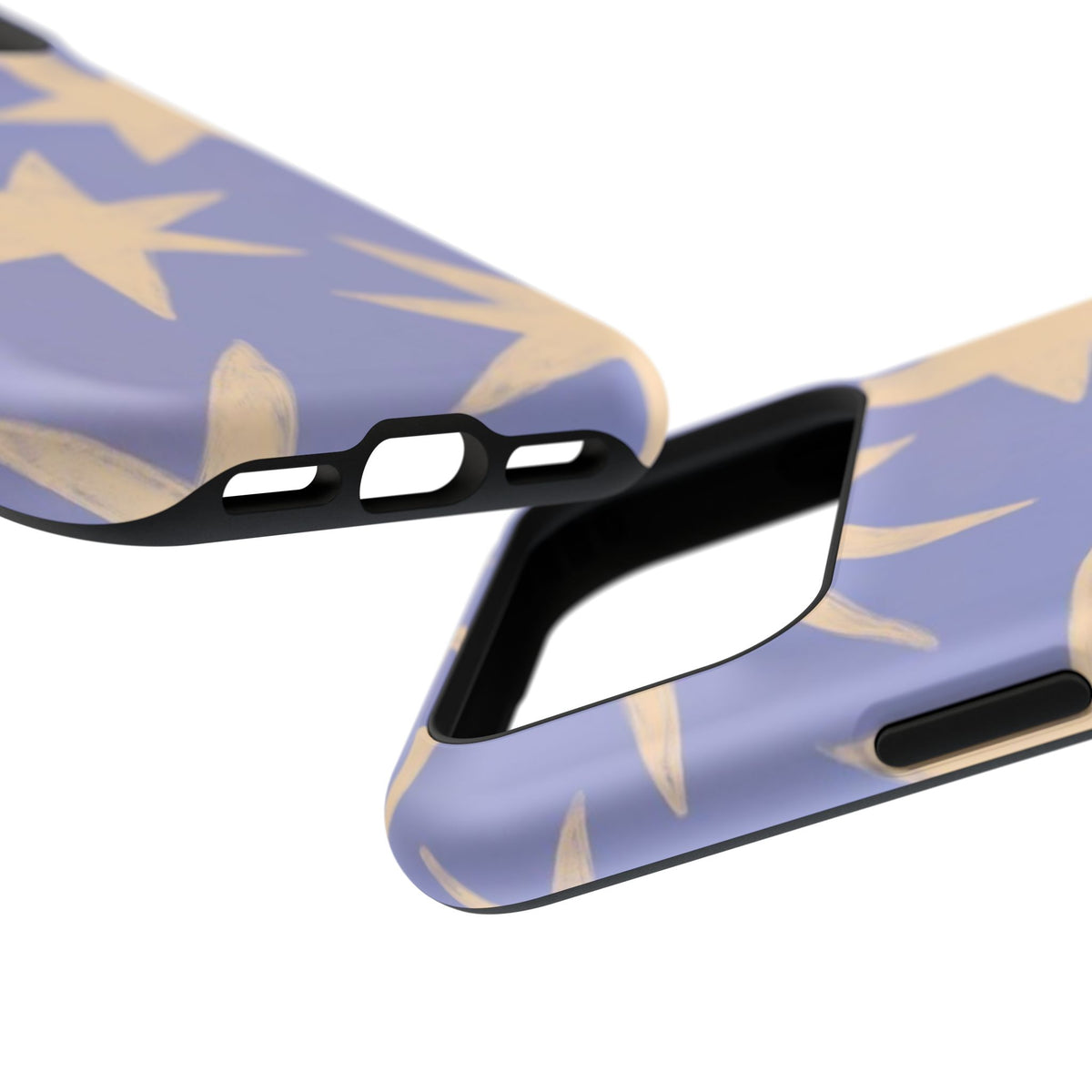 Lilac Cartoony Star iPhone Case