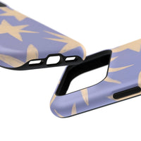 Lilac Cartoony Star iPhone Case