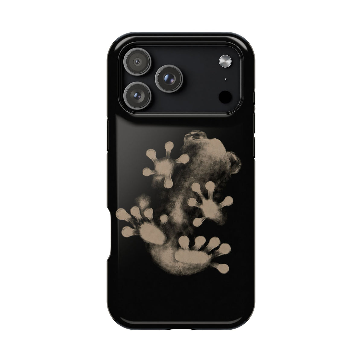 Black And White Frog iPhone Case
