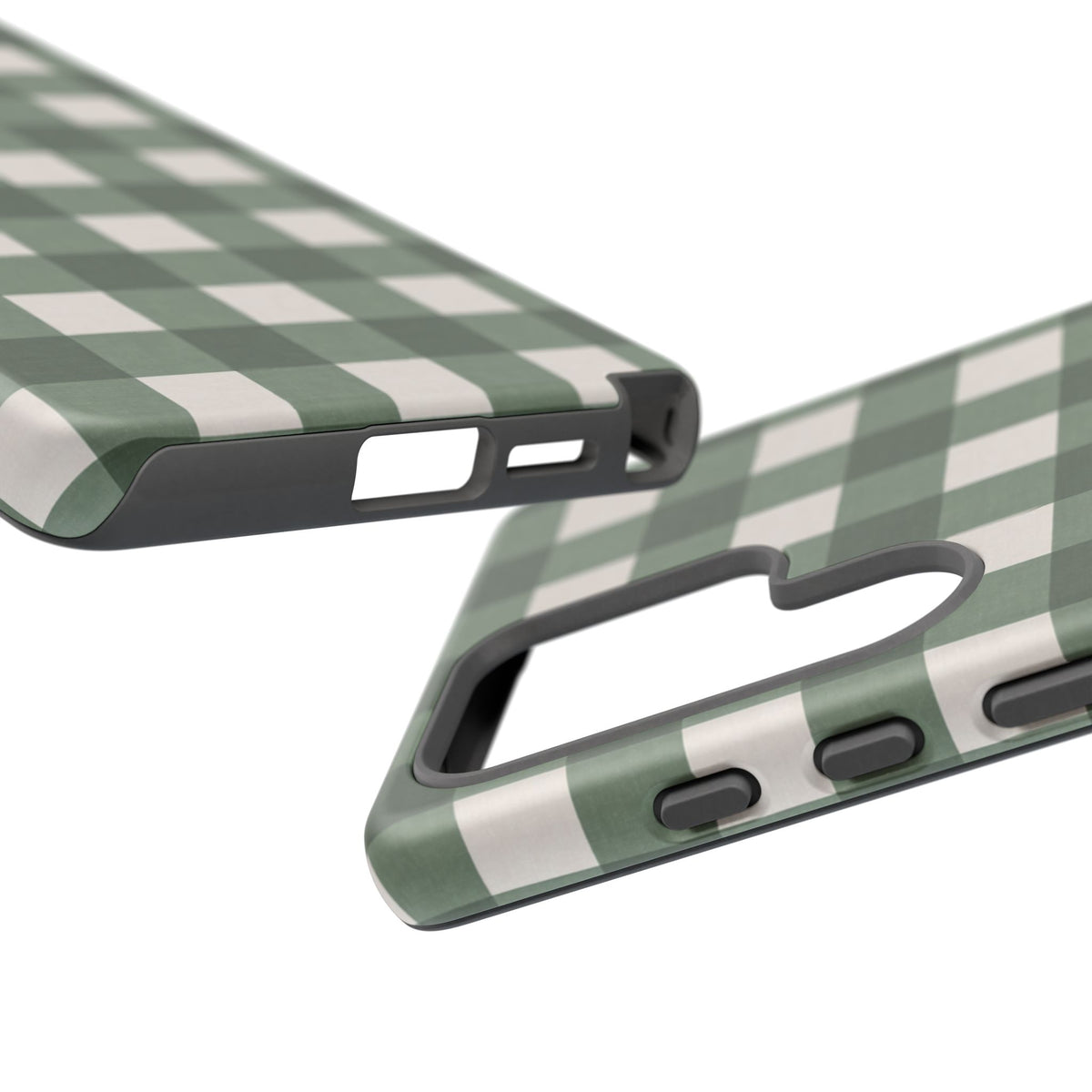 Forest Green Checkered Samsung Case