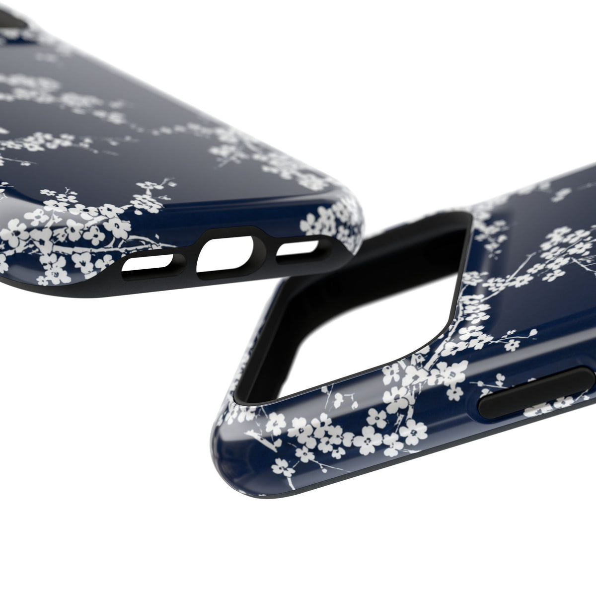 Blue And White Floral iPhone Case