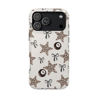 Leopard Star And 8-Ball iPhone Case