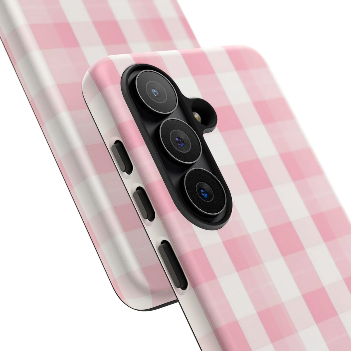 Pink Checkered Samsung Case