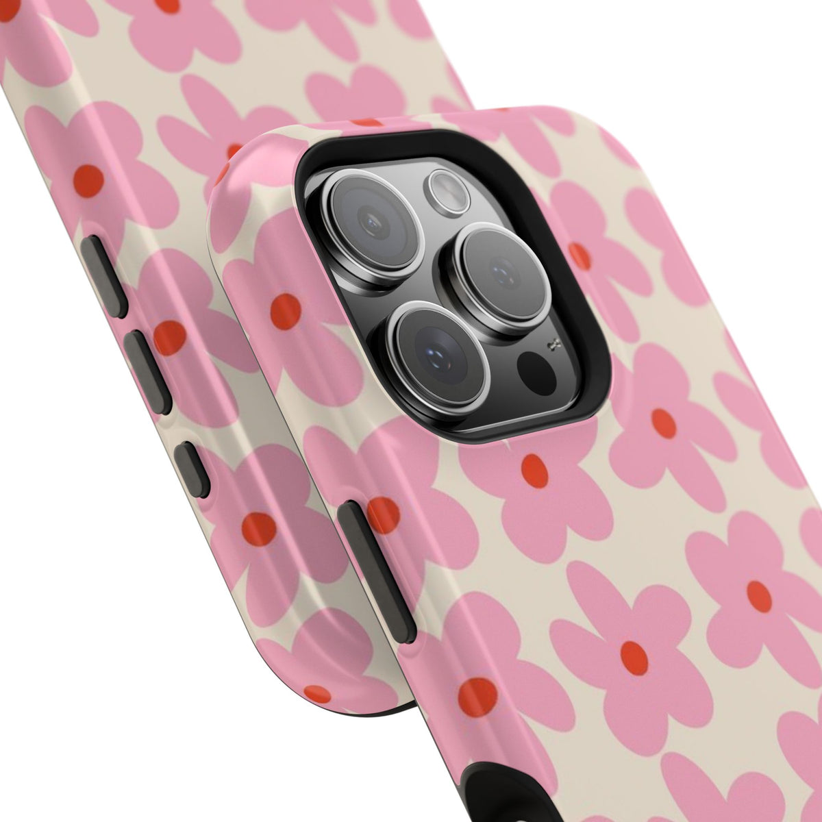 Pink Cutesy Flower iPhone Case