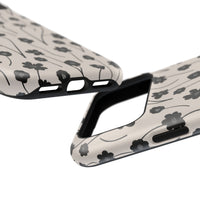 Minimal Cartoony Flowers iPhone Case