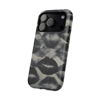 Black And White Lipstick Stains iPhone Case