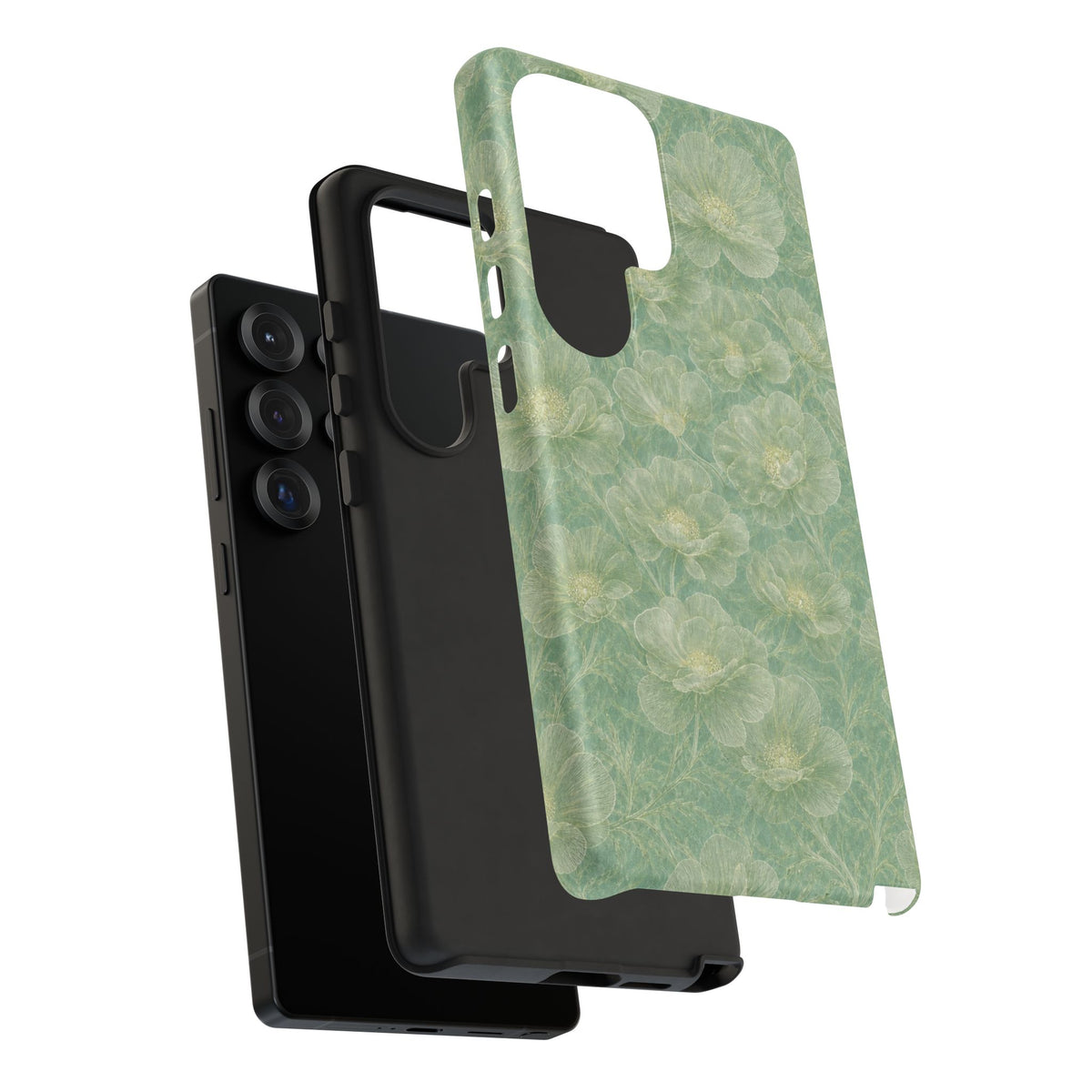 Floral Sage Green Samsung Case