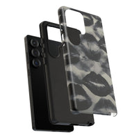 Black And White Lipstick Stains Samsung Case
