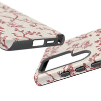 Red Floral Branches Samsung Case