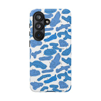 Cartoony Water Art Sharks Samsung Case