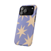 Lilac Cartoony Star iPhone Case