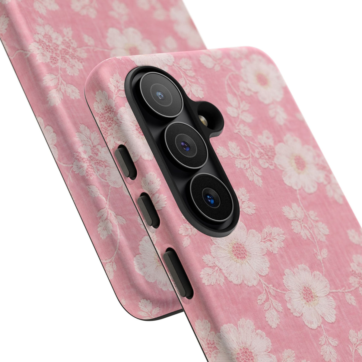 Pink Floral Lace Samsung Case