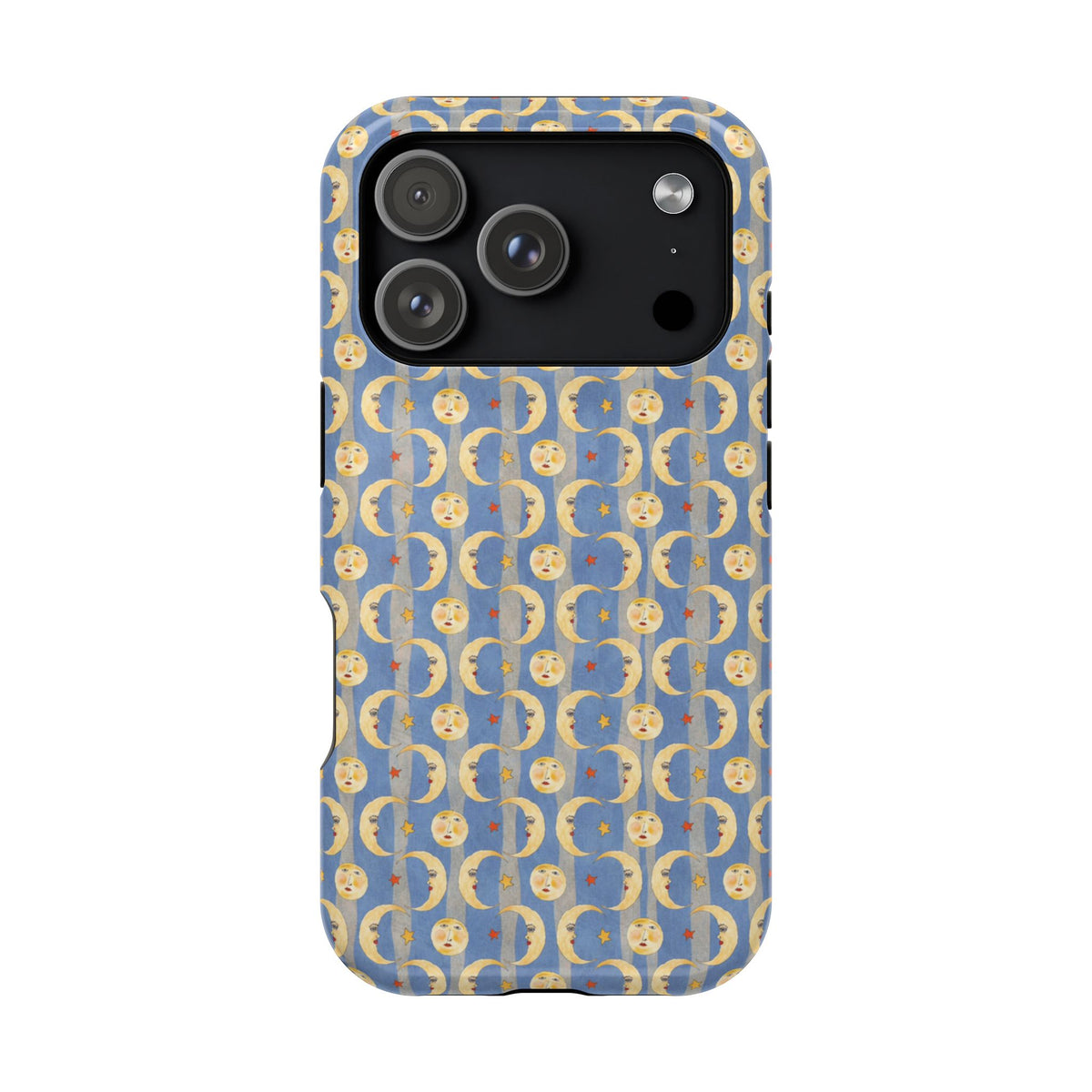 Sun And Moon Faces iPhone Case
