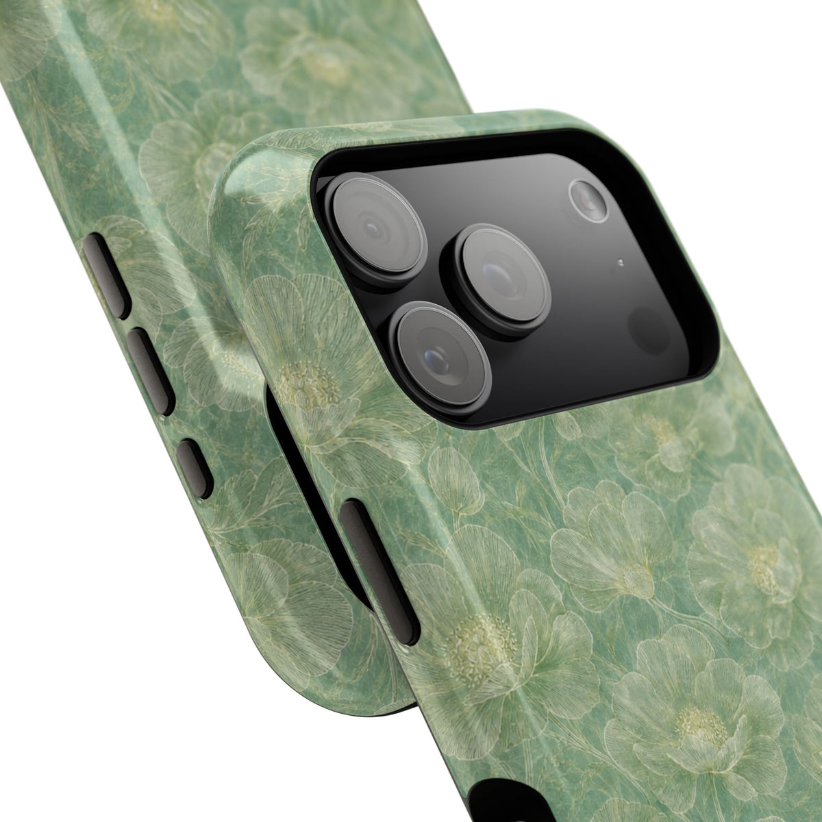 Floral Sage Green iPhone Case