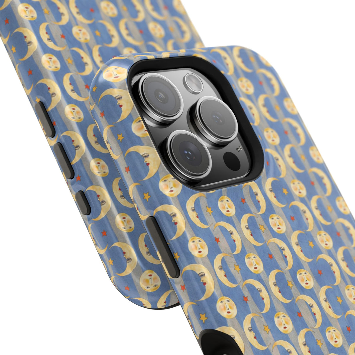 Sun And Moon Faces iPhone Case