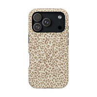 Light Khaki Leopard iPhone Case