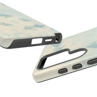 Blue Gold Fishy And Bubbles Samsung Case