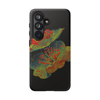 Botanical Wildflower Black Samsung Case