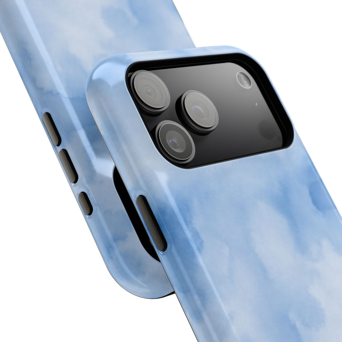 Blue Water Paint iPhone Case