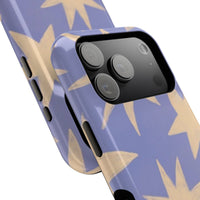 Lilac Cartoony Star iPhone Case