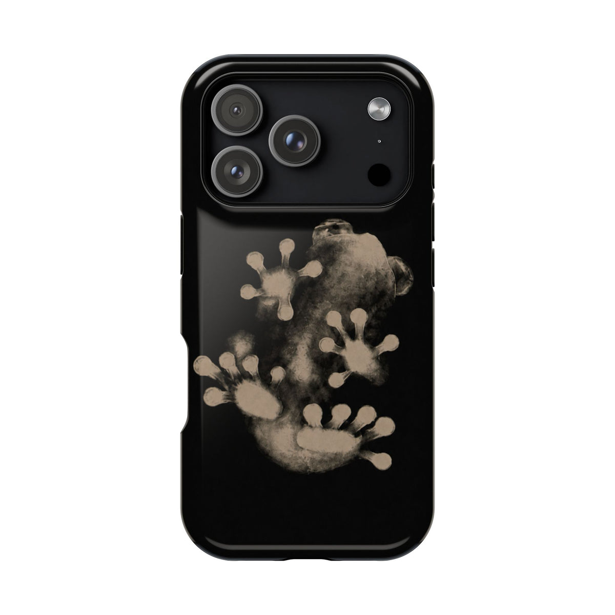 Black And White Frog iPhone Case