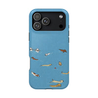 Swimming Dogs iPhone Case