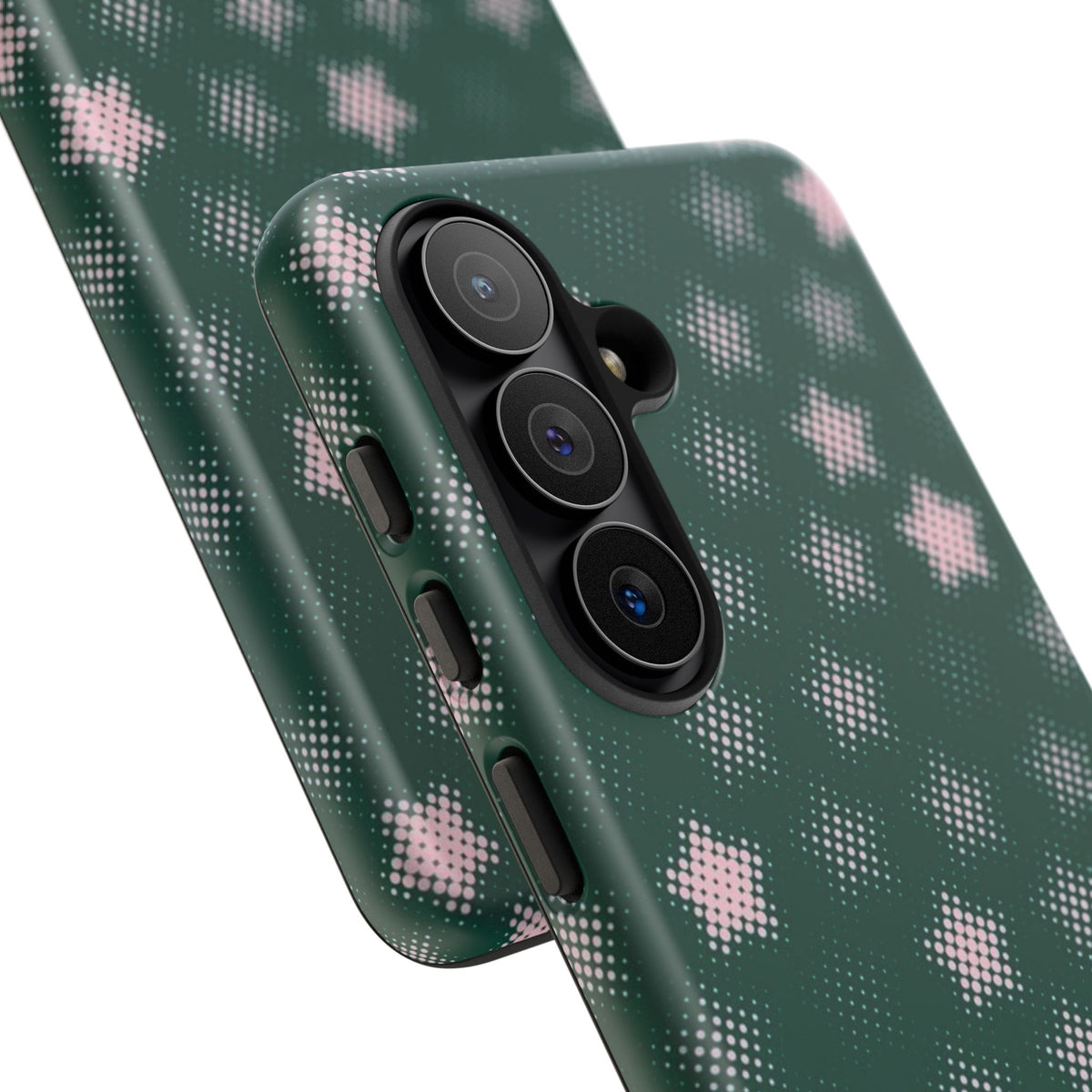 Green And Pink Pixelated Star Samsung Case