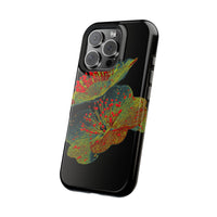Botanical Wildflower Black iPhone Case