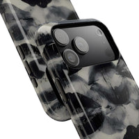 Black And White Lipstick Stains iPhone Case
