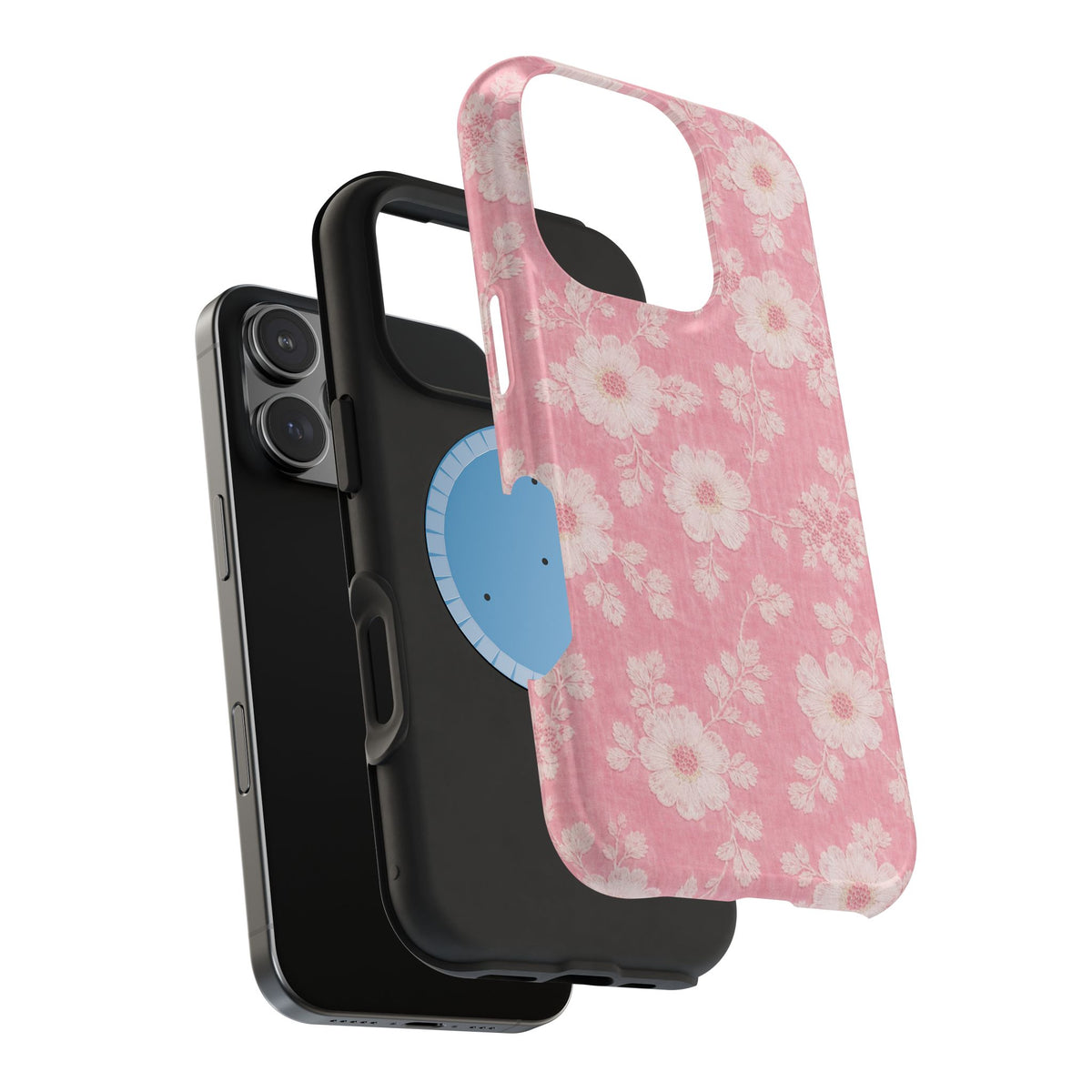 Pink Floral Lace iPhone Case