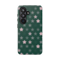 Green And Pink Pixelated Star Samsung Case
