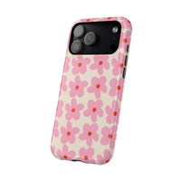 Pink Cutesy Flower iPhone Case