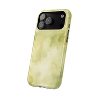 Light Green Water Paint iPhone Case