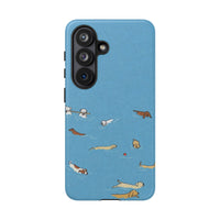 Swimming Dogs Samsung Case