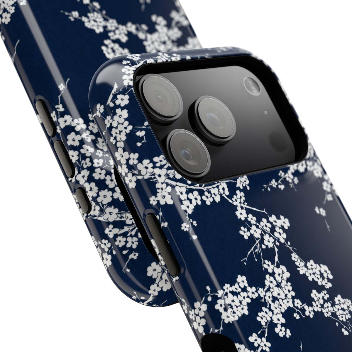Blue And White Floral iPhone Case