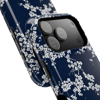 Blue And White Floral iPhone Case