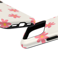 Pink And White Cutesy Flower iPhone Case