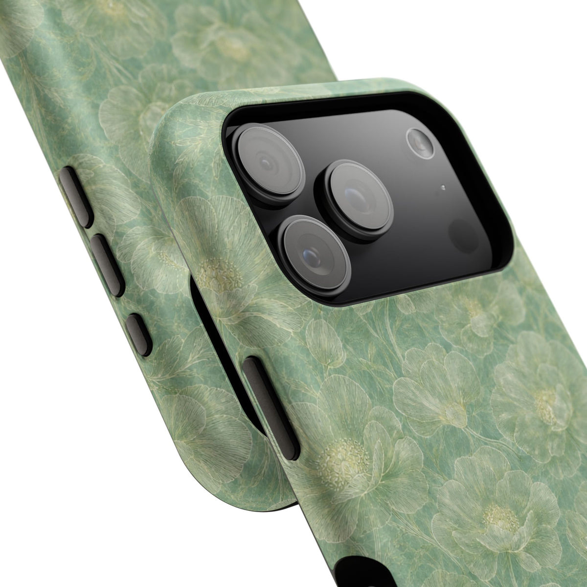 Floral Sage Green iPhone Case