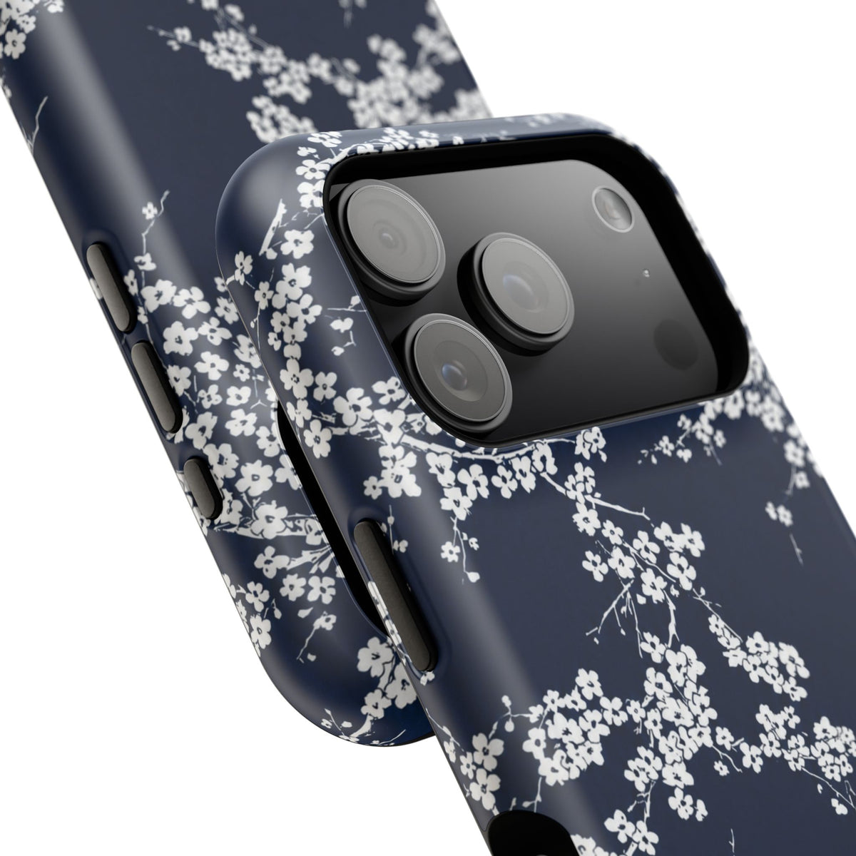 Blue And White Floral iPhone Case