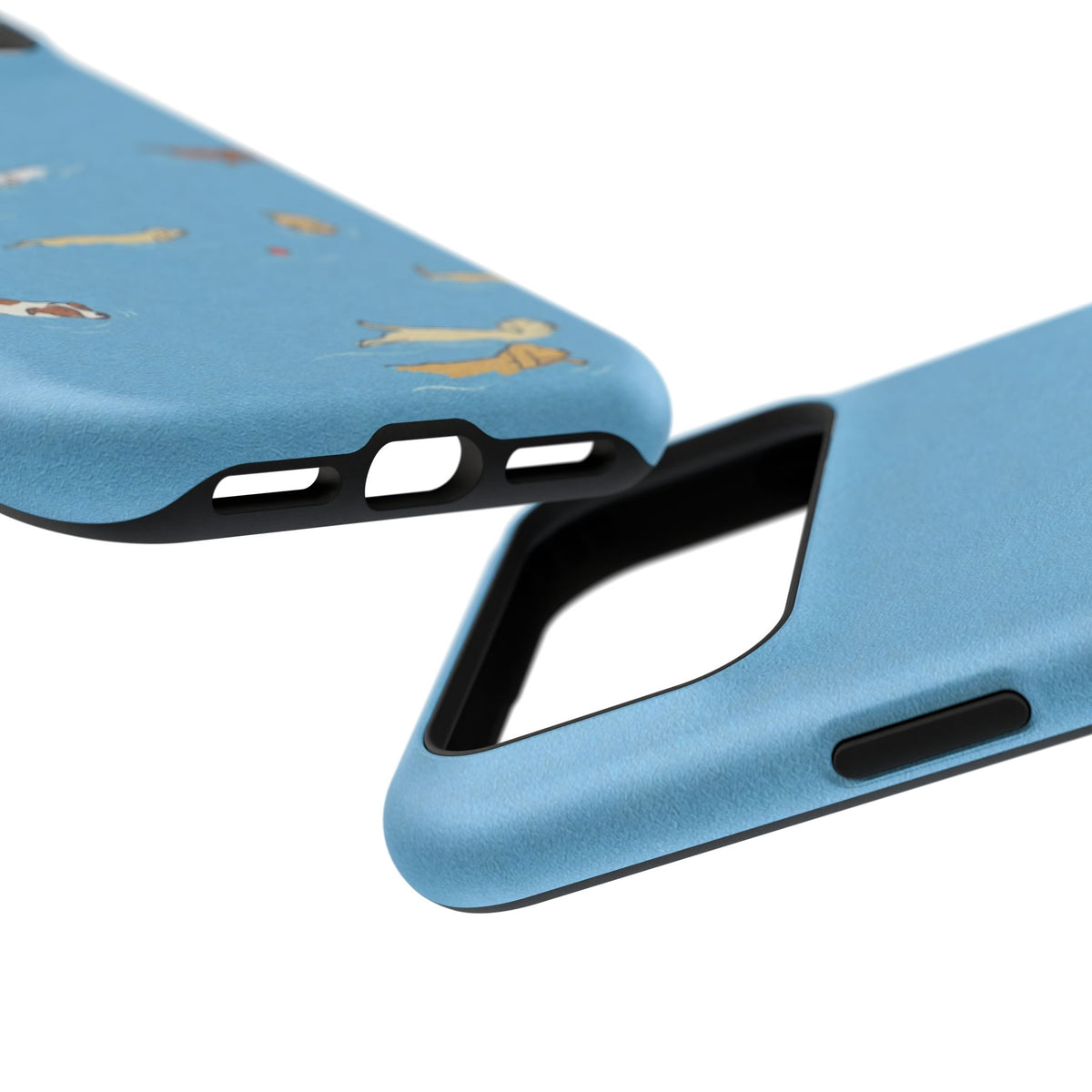 Swimming Dogs iPhone Case