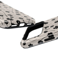 Minimal Cartoony Flowers iPhone Case