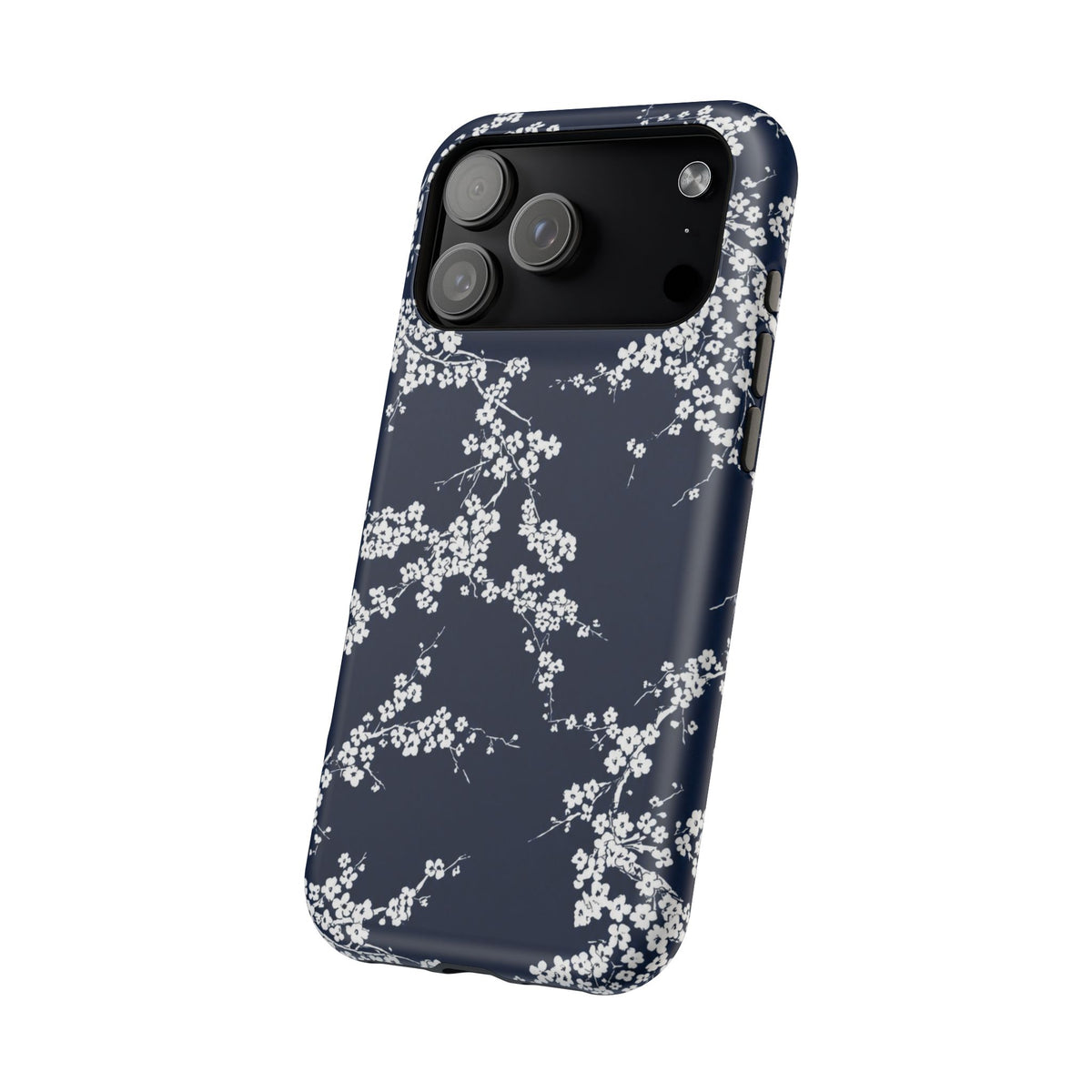 Blue And White Floral iPhone Case