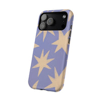 Lilac Cartoony Star iPhone Case